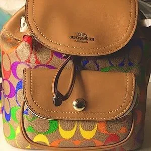 Coach | Bags | Coach Pennie Small Rainbow Signature  display picture 2